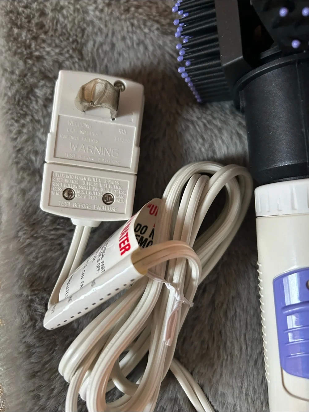Conair White & Purple Round Hair Styling Brush Dryer